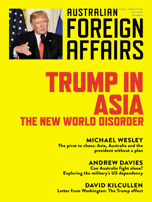 Title details for Trump in Asia: The New World Disorder by Jonathan Pearlman - Available